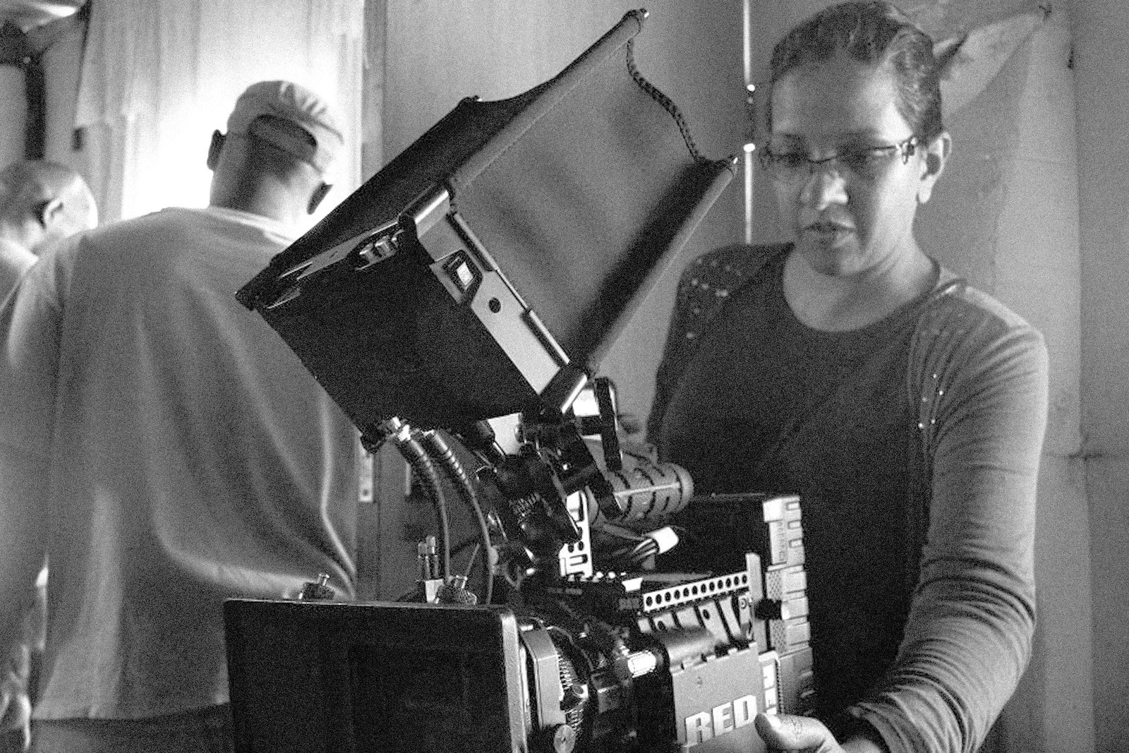 woman working